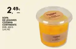 Continente Bom dia Sopa de legumes cozinha continente promoção