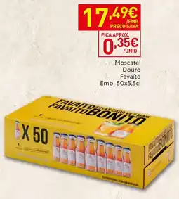 Recheio Favaito moscatel douro promoção
