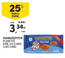 Continente Bom dia Manhazitos planetus promoção