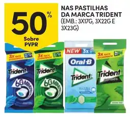 Continente Bom dia nas pastilhas da marca trident promoção