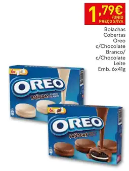 Recheio Bolachas Cobertas Oreo c/Chocolate Branco/c/Chocolate Leite promoção