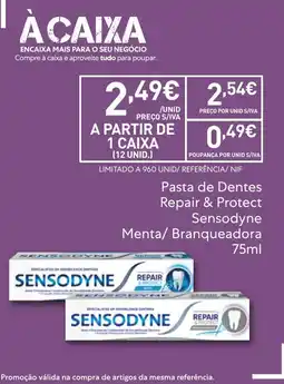 Recheio Pasta de Dentes Repair & Protect Sensodyne Menta/ Brancheadora promoção