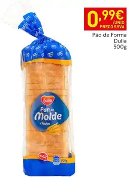 Recheio Pão de Forma Dulia promoção