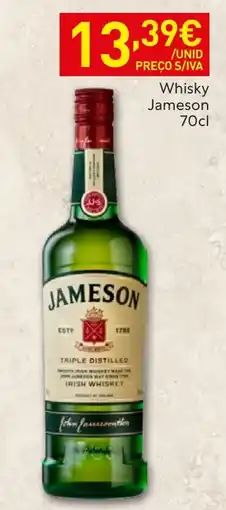 Recheio Whisky Jameson promoção