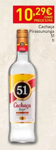 Recheio Cachaça Pirassununga 51 promoção