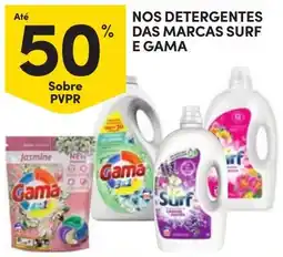Continente Bom dia Nossos detergentes das marcas surf e gama promoção