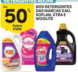 Continente Bom dia Detergentes roupa xau, soflan, xtra e woolite promoção