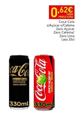 Recheio coca-cola zero açúcar s/cafeína promoção