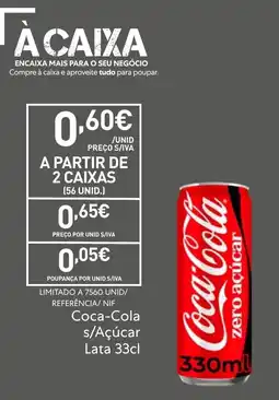Recheio Coca-Cola s/Açúcar promoção