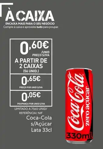Recheio Coca-Cola s/Açúcar promoção