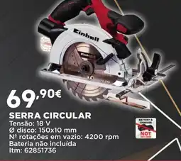 Bricomarché serra circular einhell promoção