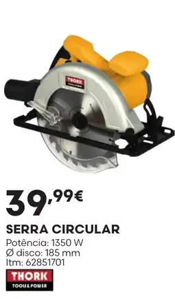 Bricomarché serra circular thork promoção
