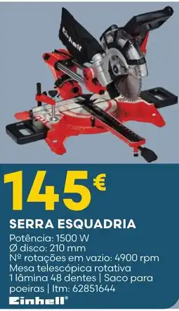 Bricomarché serra esquadria einhell promoção