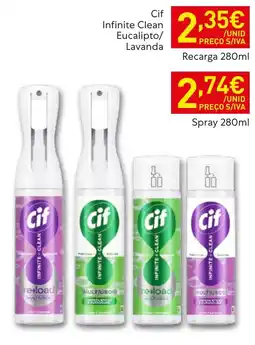 Recheio Cif infinite clean eucalipto/lavanda promoção