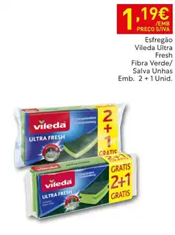 Recheio Esfregão Vileda Ultra Fresh promoção