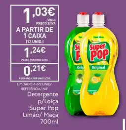 Recheio Detergente p/Loiça Super Pop promoção