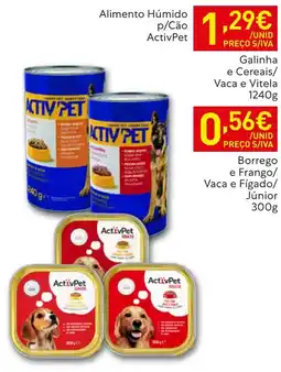 Recheio Alimento Húmido p/Cão ActivPet promoção