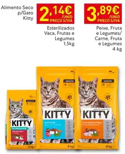 Recheio Alimento Seco p/Gato Kitty promoção