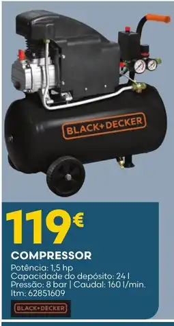 Bricomarché compressor black+decker promoção