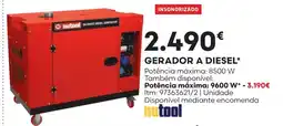 Bricomarché Gerador a diesel nutool promoção