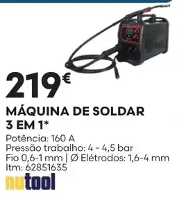 Bricomarché máquina de soldar nutool promoção