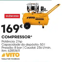 Bricomarché compressor vito promoção