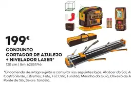 Bricomarché Conjunto cortador de azulejo + nivelador laser incco promoção