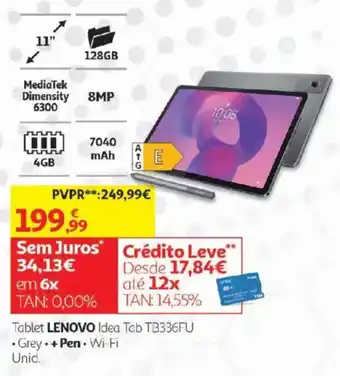 Tablet lenovo idea tab tb336fu