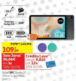 Auchan Tablet spc gravity 10 promoção