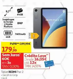 Auchan Tablet redmi pad 2 promoção