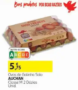 Auchan ovos de galinha solo auchan promoção