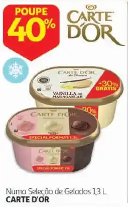 Auchan Numa Seleção de Gelados 1,3 L CARTE D'OR promoção