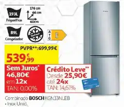 Auchan Combinado Bosch KGN33NLEB promoção