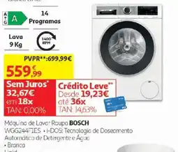 Auchan Máquina de Lavar Roupa BOSCH promoção