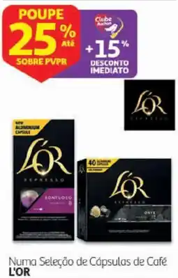 Auchan Numa Seleção de Cápsulas de Café L'OR promoção