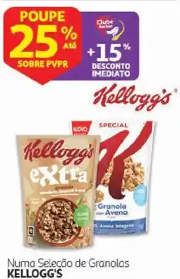 Auchan Numa Seleção de Granolas Kellogg's promoção