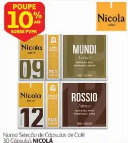 Auchan Numa Seleção de Cápsulas de Café 30 Cápsulas NICOLA promoção