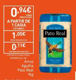 Recheio arroz agulha pato real promoção