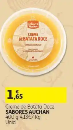 Auchan Creme de Batata Doce Sabores Auchan promoção