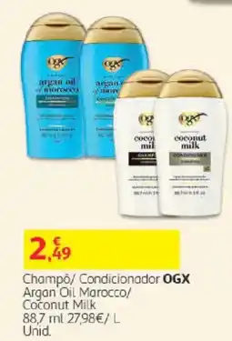 Auchan Champô/ Condicionador OGX promoção