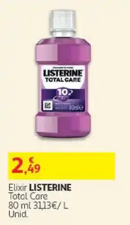 Auchan Elixir listerine total care promoção