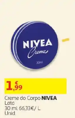 Auchan Creme do corpo nivea promoção