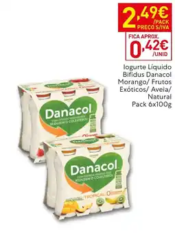 Recheio Iogurte Líquido Bifidus Danacol promoção