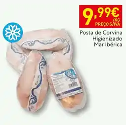 Recheio Posta de corvina higienizado mar ibérica promoção