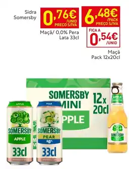Recheio Sidra Somersby promoção