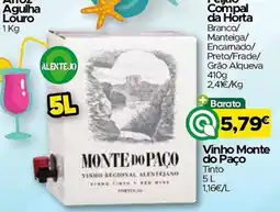 Supermercados Preços Baixos Vinho Monte do Paço promoção