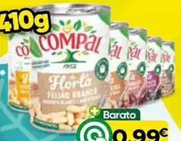 Supermercados Preços Baixos Compal Flor da Feijão Branco promoção