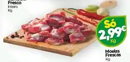 Supermercados Preços Baixos Moelas frescas promoção