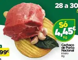 Supermercados Preços Baixos Cachacho de Porco Nacional Inteiro promoção