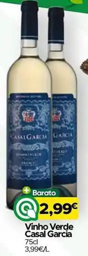 Supermercados Preços Baixos Vinho Verde Casal Garcia promoção